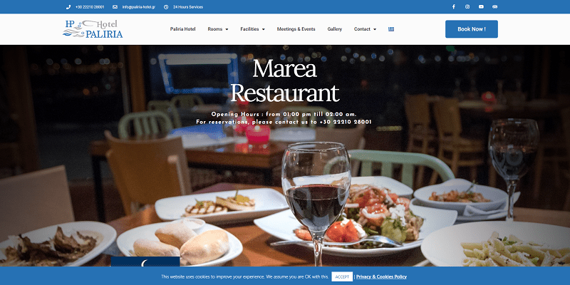 Marea Restaurant Chalkida - Social Media Management από την RevMakers.com