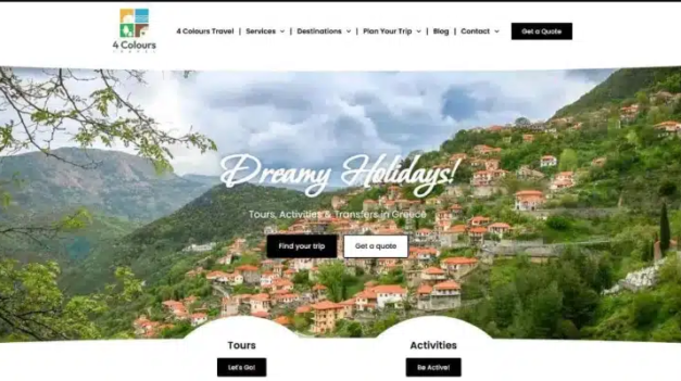 4 Colours Travel – έργο της RevMakers