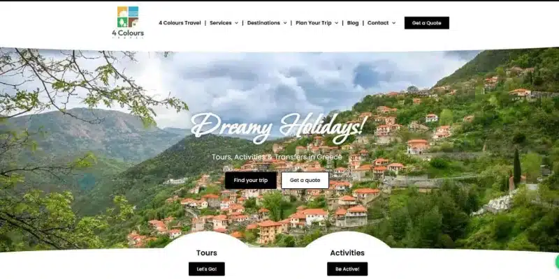 4 Colours Travel – έργο της RevMakers